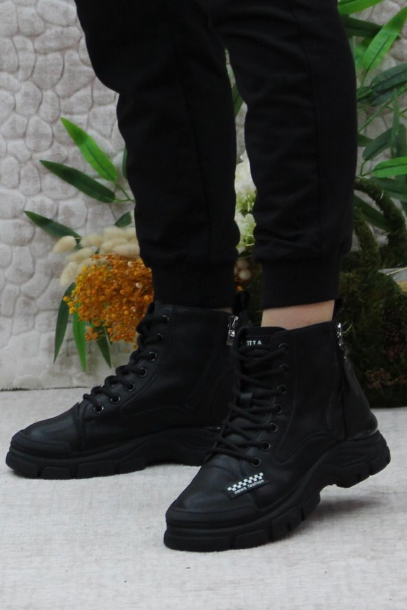 Mehmet Mete Guja 23K310-9 Orijinal Ürün Yumuşak Esnek Kaymaz Taban Kadın Bot - Resim 4