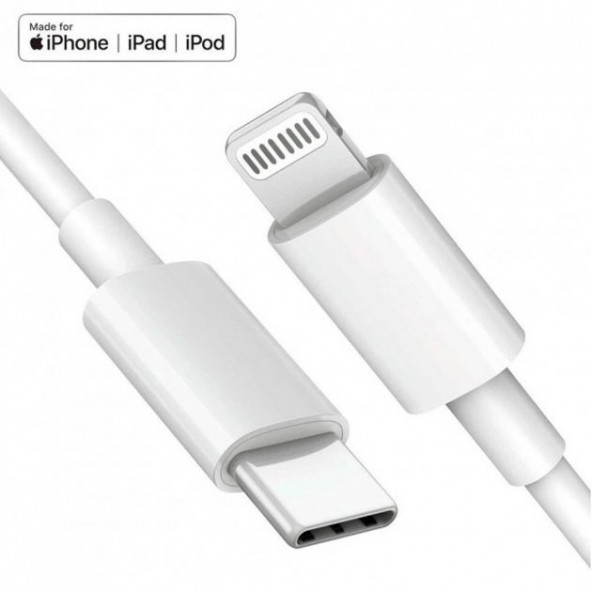 Apple Uyumlu MM0A3ZM/A Lightning USB-C Orjinal Şarj Kablosu 1M