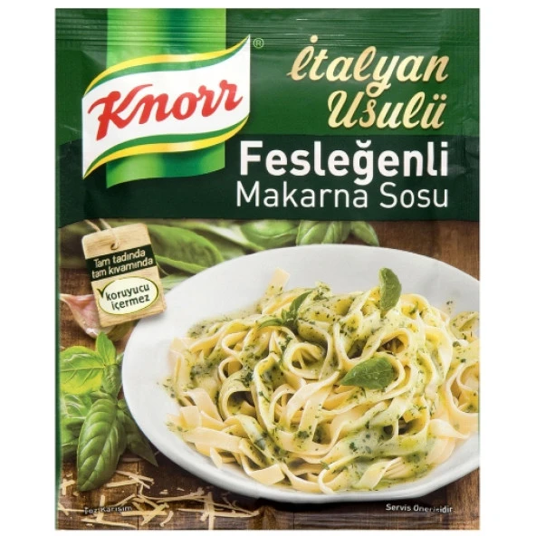 Knorr Fesleğenli Makarna Sosu 50 Gr. (4'lü)