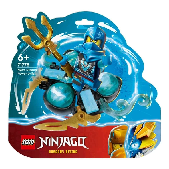 71778 Lego Ninjago - Nyanın Ejderha Gücü Spinjitzu Drifti 57 parça +6 yaş