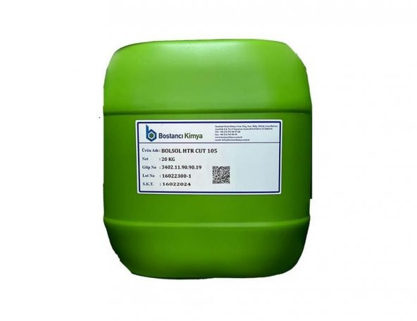 BOLSOL HTR CUT 105 - BİDON 20 KG Yarı Sentetik Metal Yüzey İşleme Sıvısı - 3