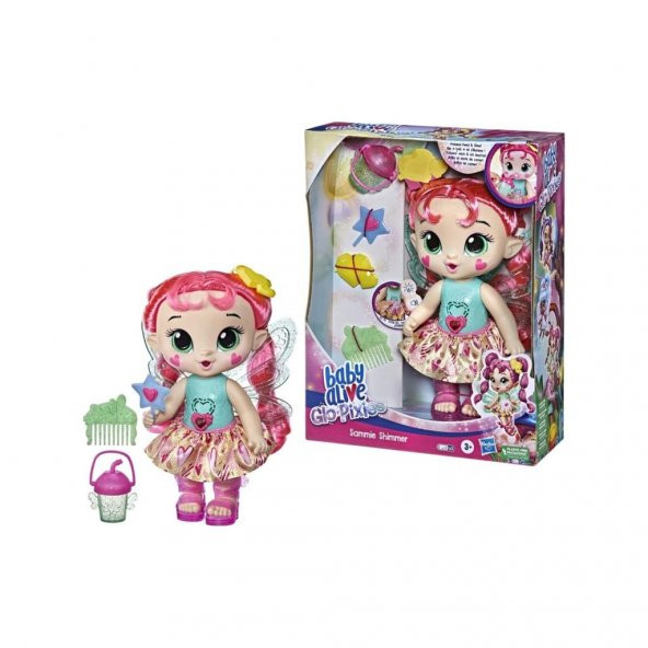 Baby Alive GloPixies Peri Bebekler Sammie Shimmer - F2595