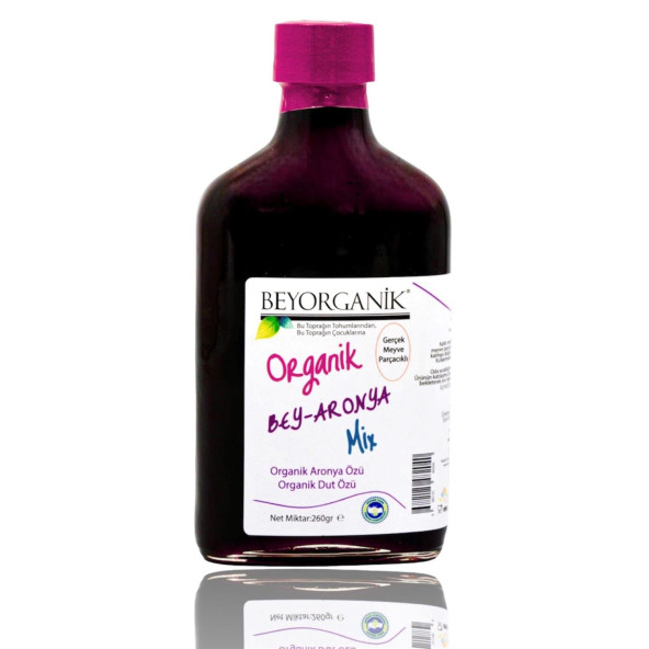 BEYORGANİK Organik Bey Aronya Miks (Gerçek meyve parçacıklı) 260gr