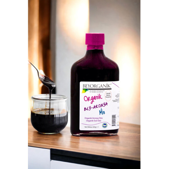 BEYORGANİK Organik Bey Aronya Miks (Gerçek meyve parçacıklı) 260gr - 6