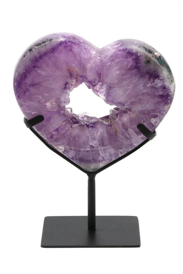 Ametist Doğal Taş Standlı Ham Parça - Resim 2