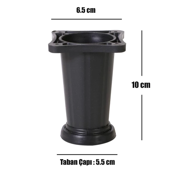 Mobilya Masa Puf Sehpa TV Ünitesi Ayağı Baza Ayak 10 cm - 7