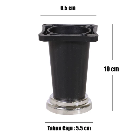 Mobilya Masa Puf Sehpa TV Ünitesi Ayağı Baza Ayak 10 cm - 11