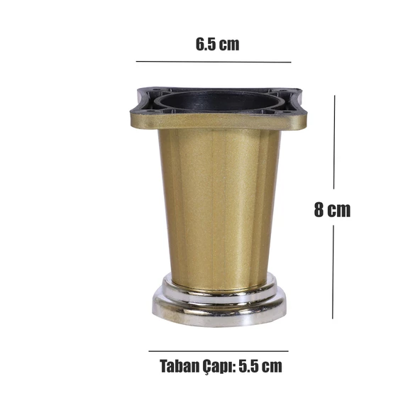Mobilya Masa Puf Sehpa TV Ünitesi Ayağı Baza Ayak 8 cm - 11