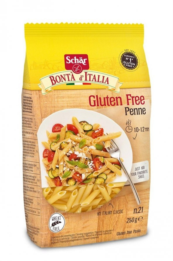 Schar Glutensiz Penne Kalem Makarna