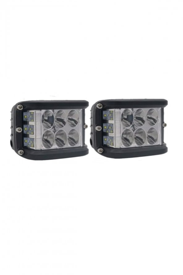 Off Road Led Bar Delici Beyaz Işık - Beyaz Flaşlı 2 Adet Metal 12 Volt