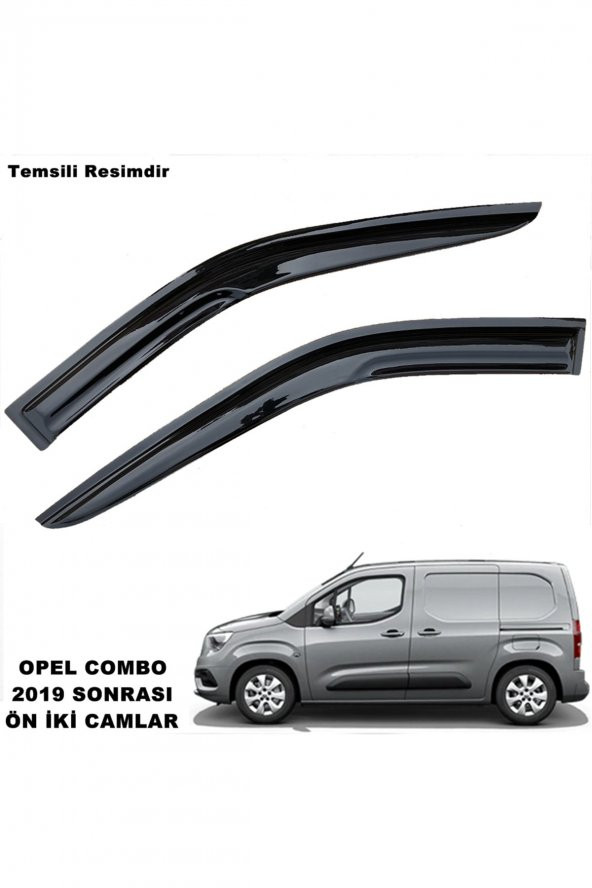 Opel Combo Mügen Cam Rüzgarlığı 2019 Sonrası 2 Li Set Ön Iki Camlar -
