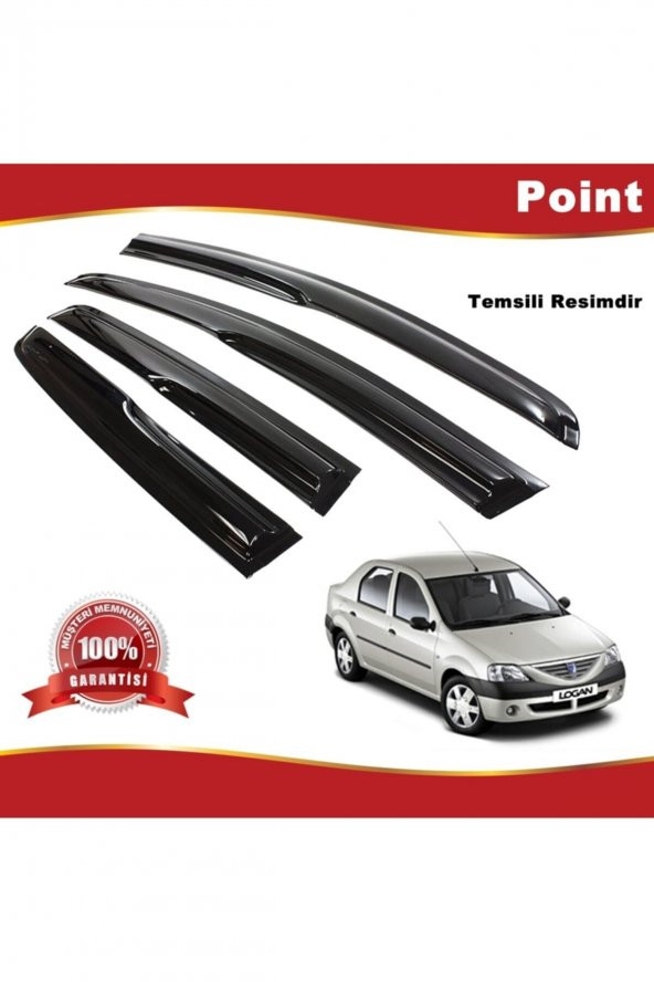 Dacia Logan Mügen Cam Rüzgarlığı Sedan 2004-2012 Arası 4 Lü Takım