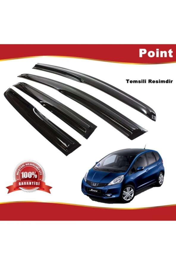 Honda Jazz Mügen Cam Rüzgarlığı 2009-2011 Arası 4 Lü Takım