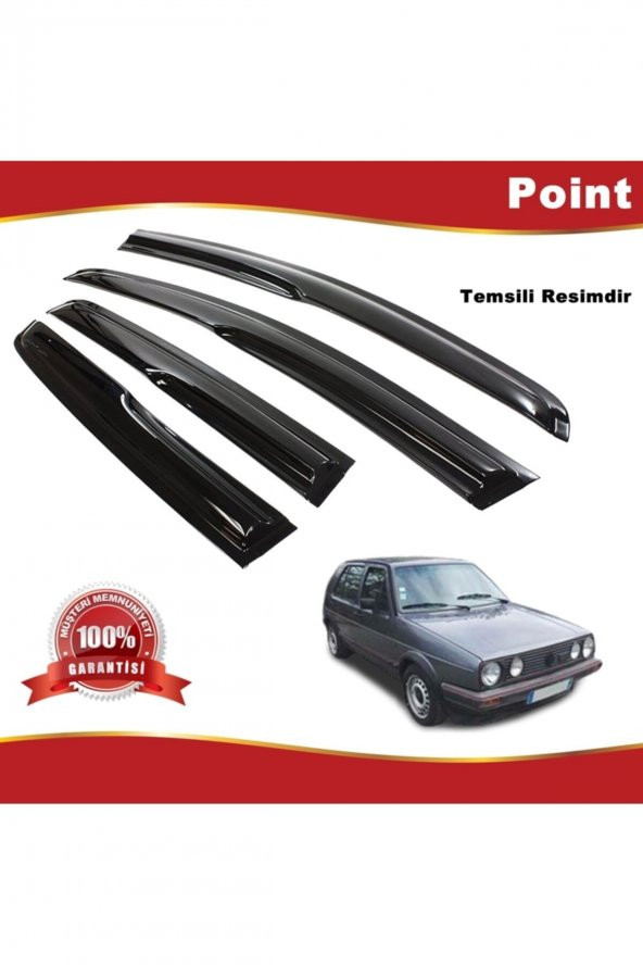 Vw Golf 2 Mügen Cam Rüzgarlığı Tüm Kasalar 4 Lü Takım