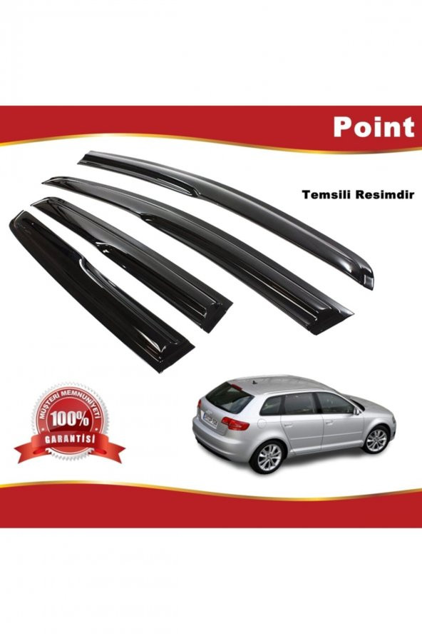 Audi A3 Mügen Cam Rüzgarlığı Stw 2004-2013 Arası 4 Lü Takım