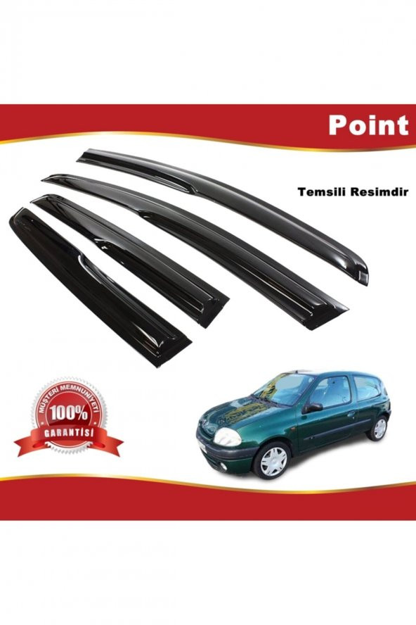 Renault Clio 1 Mügen Cam Rüzgarlığı Tüm Kasalar 4 Lü Takım