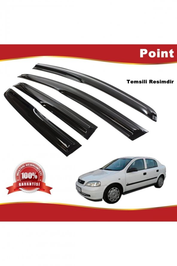 Opel Astra G Sedan Mügen Cam Rüzgarlığı 1998-2009 Arası 4 Lü Takım