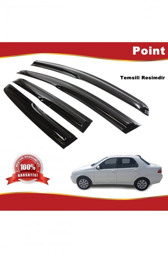Fiat Albea Mügen Cam Rüzgarlığı 2002-2012 Arası 4 Lü Takım