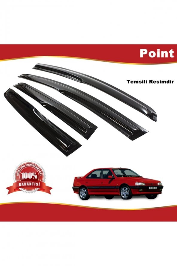 Peugeot 405 Mügen Cam Rüzgarlığı 1990-1995 4 Lü Takım