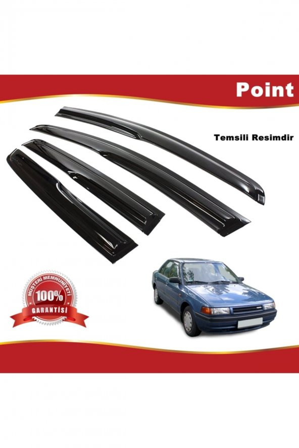 Mazda 323 Mügen Cam Rüzgarlığı Sedan 1990-1997 Arası 4 Lü Takım