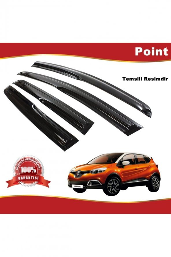 Renault Captur Mügen Cam Rüzgarlığı 2013-2020 Arası 4 Lü Takım