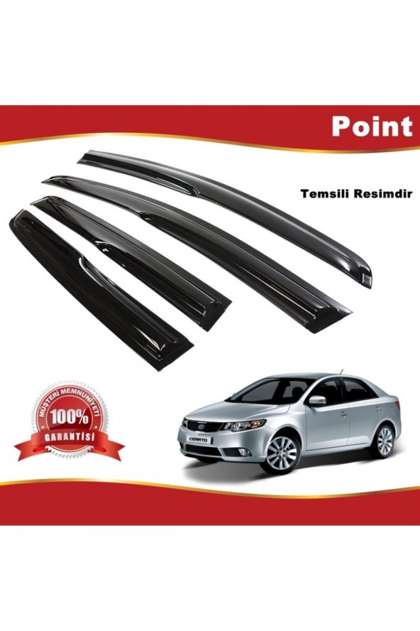 Kia Cerato Mügen Cam Rüzgarlığı Sedan 2009-2013 Arası 4 Lü Takım - 1