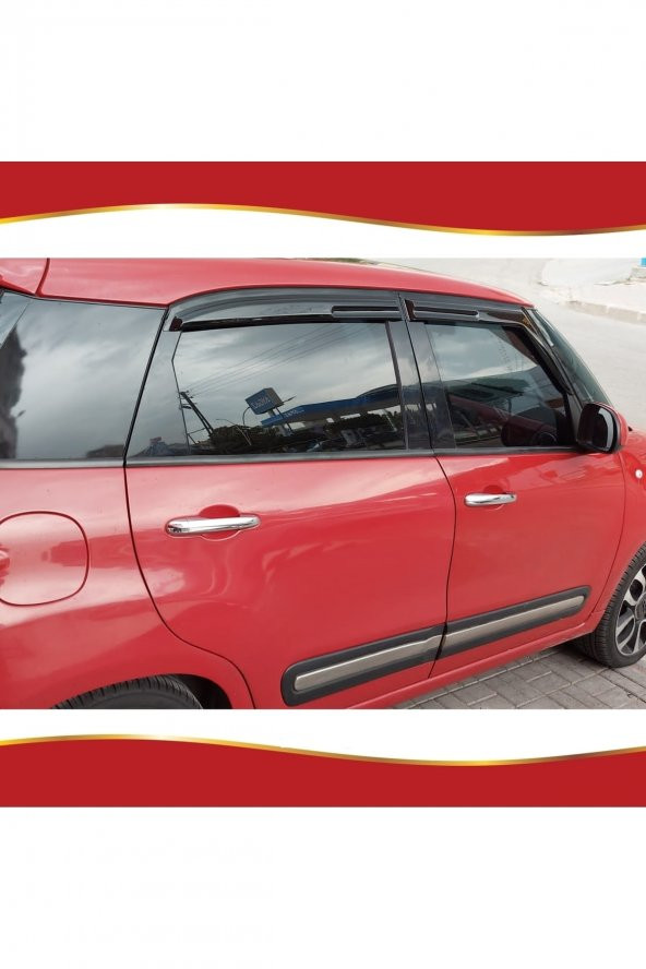 Fiat 500l Mügen Cam Rüzgarlığı 2018 Sonrası 4 Lü Set