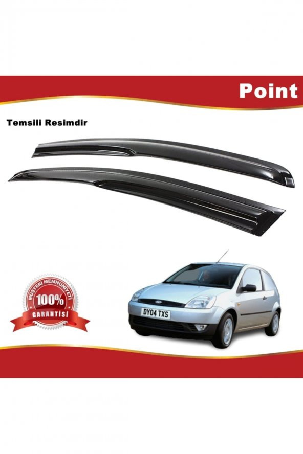 Ford Fiesta Van Mügen Cam Rüzgarlığı 2002-2008 Arası 2 Li Takım