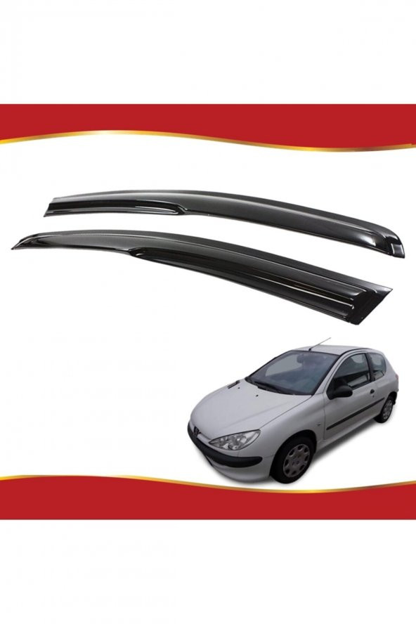 Peugeot 206 Van Mügen Cam Rüzgarlığı 1998-2012 Arası 2 Li Takım