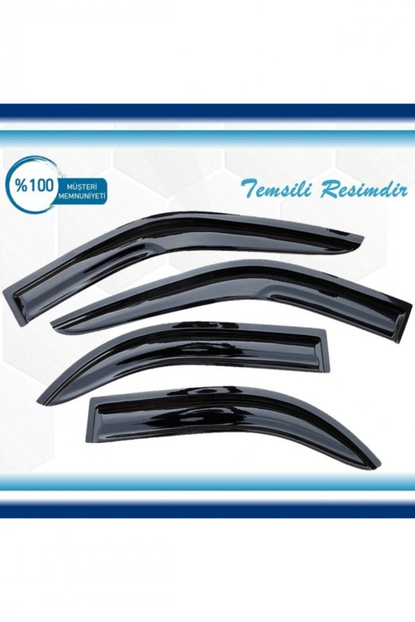 Mazda 3 Mügen Cam Rüzgarlığı Sedan 2003-2009 Arası 4 Lü Set