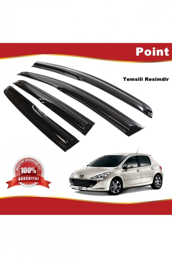 Peugeot 307 Mügen Cam Rüzgarlığı Hb 2001-2008 Arası 4 Lü Takım