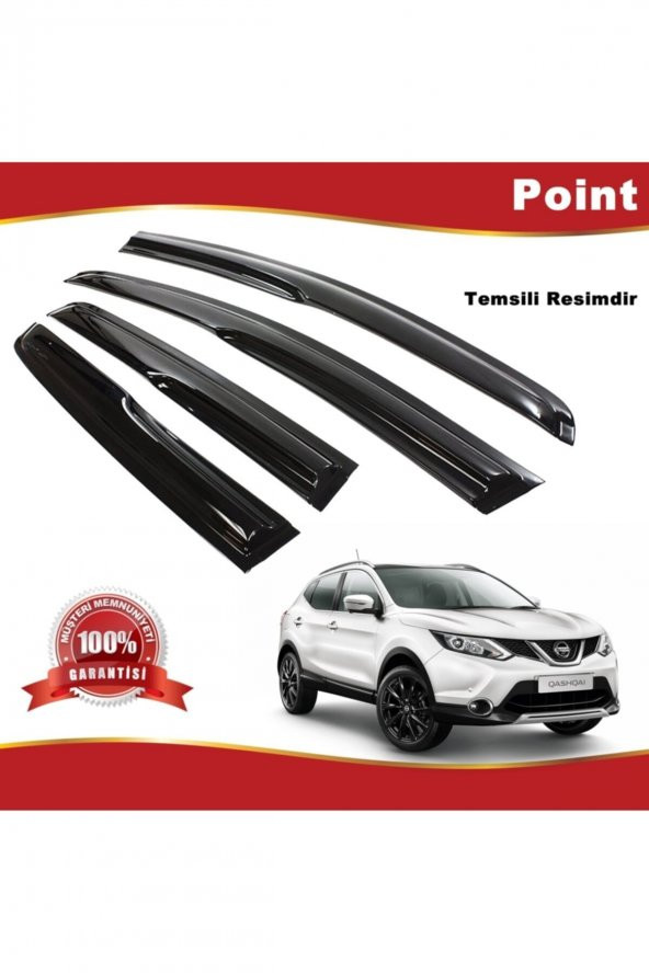 Nissan Qashqai Mügen Cam Rüzgarlığı 2014-2020 Arası 4 Lü Takım
