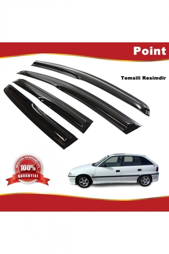 Opel Astra F Hb Mügen Cam Rüzgarlığı 1991-1997 Arası 4 Lü Takım