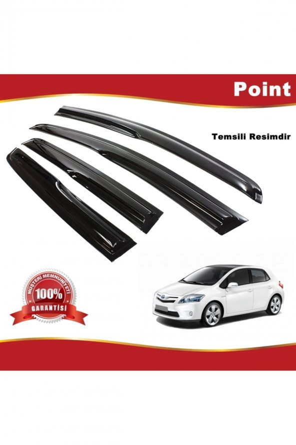 Toyota Auris Mügen Cam Rüzgarlığı Hb 2007-2012 Arası 4 Lü Takım