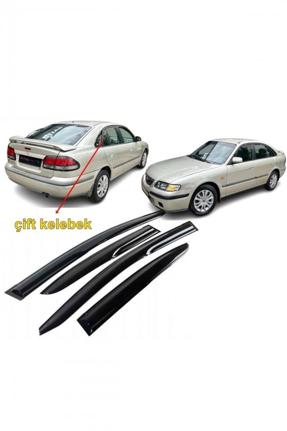 Mazda 626 Hatchback Mügen Cam Rüzgarlığı 1998-2002 Arası - 1
