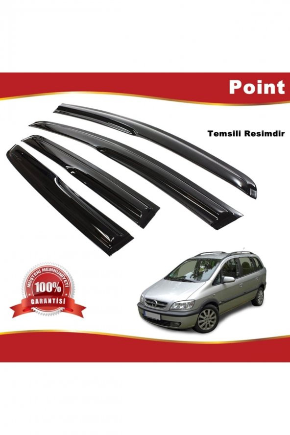 Opel Zafira Mügen Cam Rüzgarlığı 2000-2011 Arası 4 Lü Takım