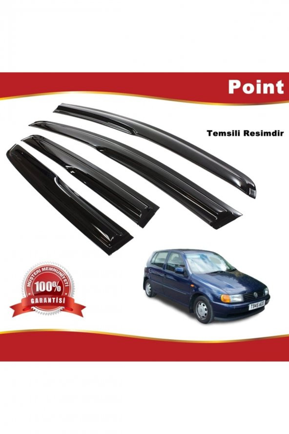 Vw Polo Mügen Cam Rüzgarlığı Hb 1994-2001 Arası 4 Lü Takım ürün görseli