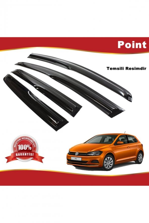 Vw Polo Mügen Cam Rüzgarlığı 2018-sonrası 4 Lü Takım