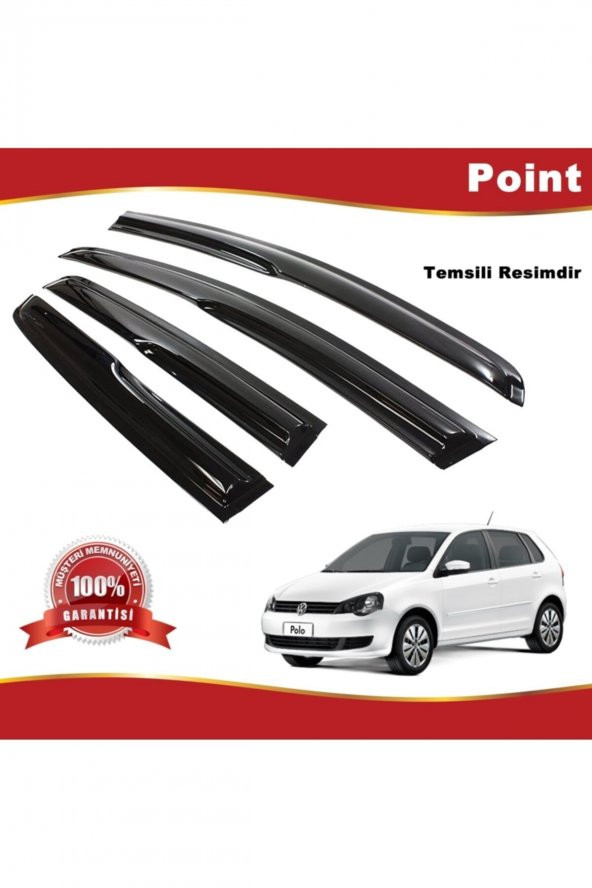 Vw Polo Mügen Cam Rüzgarlığı Hb 2002-2008 Arası 4 Lü Takım