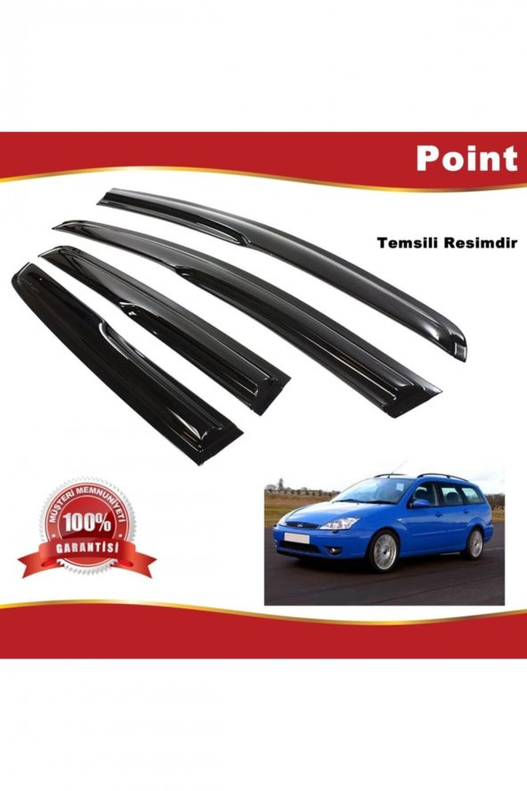 Ford Focus 1 Mügen Cam Rüzgarlığı Stw 1998-2005 Arası 4 Lü Takım