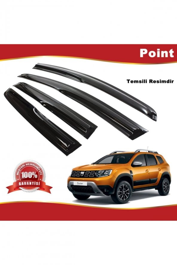 Dacia Duster Mügen Cam Rüzgarlığı 2018-sonrası 4 Lü Takım