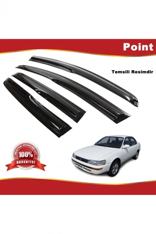Toyota Corolla Mügen Cam Rüzgarlığı Sedan 1993-1998 Arası 4 Lü Takım