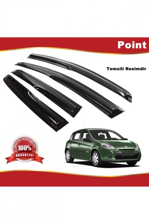 Renault Clio 3 Mügen Cam Rüzgarlığı Hb 2006-2012 Arası 4 Lü Takım ürün görseli