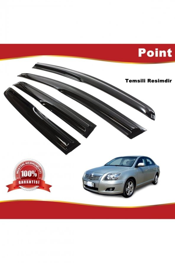 Toyota Avensis Mügen Cam Rüzgarlığı Sedan 2003-2009 Arası 4 Lü Takım
