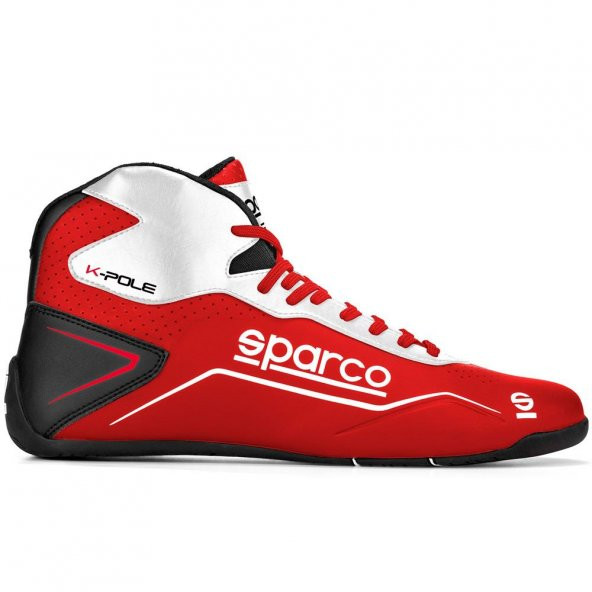 SPARCO K-POLE KARTİNG AYAKKABISI KIRMIZI BEYAZ 46  NUMARA