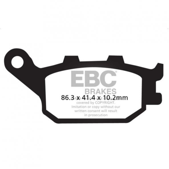 EBC FA174V HONDA CBR600 , VERSYS 1000 YARI SİNTER ARKA FREN BALATASI ürün görseli 1