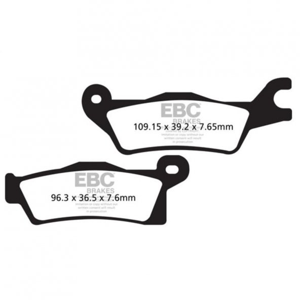 EBC FA618R CAN AM OUTLANDER 500/800/1000 SINTER 13-15 SOL FREN BALATASI
