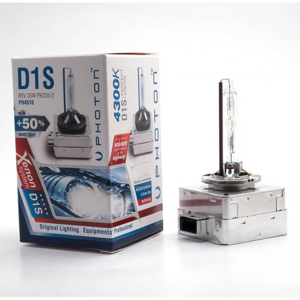 Photon D1S 4300K + %50 FAZLA IŞIK D SERİSİ XENON AMPÜL PH4510 ürün görseli 1