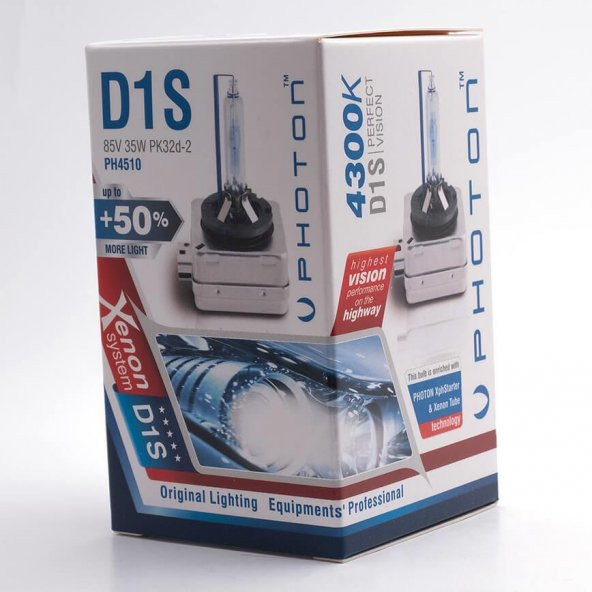 Photon D1S 4300K + %50 FAZLA IŞIK D SERİSİ XENON AMPÜL PH4510 - Resim 3