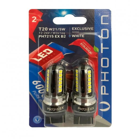 Photon T20 221/5W EXCLUSIVE 12V-24V LED (2Lİ BLİSTER) PH7215 EX B2 ürün görseli 1